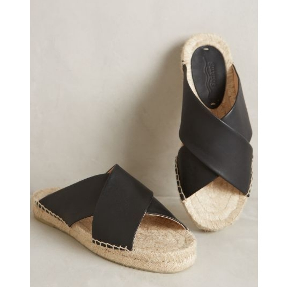 Soludos Criss Cross Espadrille Platform Sandal